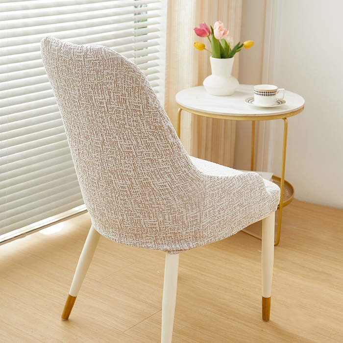 91家纺网 家纺一手货源 找家纺 丝绮鹿 2025新款竹节雪尼尔小扶手椅套 竹节雪尼尔-温柔咖