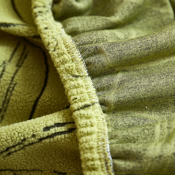 91家纺网 家纺一手货源 找家纺 丝绮鹿 2025新款银杏叶高扶手椅套 银杏叶-橄榄绿