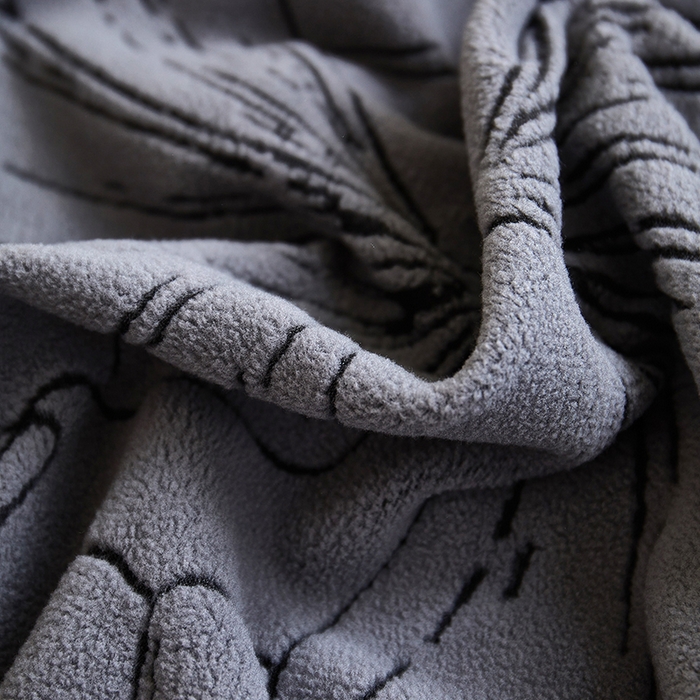 91家纺网 家纺一手货源 找家纺 丝绮鹿 2025新款银杏叶高扶手椅套 银杏叶-深灰