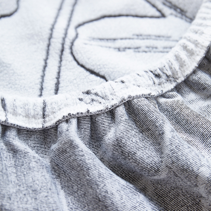 91家纺网 家纺一手货源 找家纺 丝绮鹿 2025新款银杏叶高扶手椅套 银杏叶-象牙白