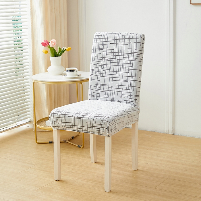 91家纺网 家纺一手货源 找家纺 丝绮鹿 2025新款极简松紧款椅套 极简-灰