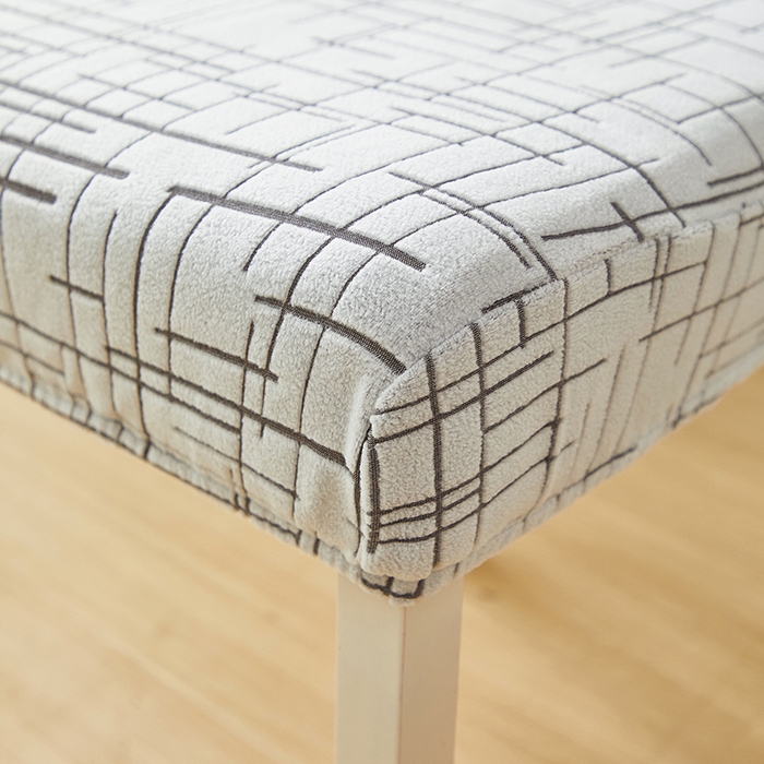 91家纺网 家纺一手货源 找家纺 丝绮鹿 2025新款极简松紧款椅套 极简-灰