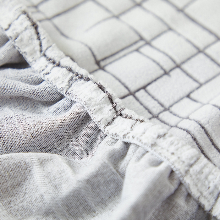 91家纺网 家纺一手货源 找家纺 丝绮鹿 2025新款极简松紧款椅套 极简-灰