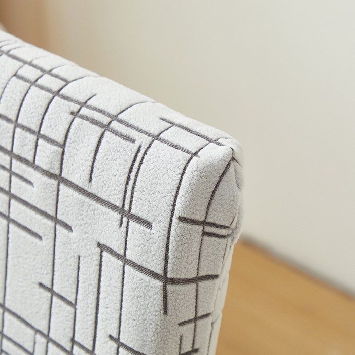 91家纺网 家纺一手货源 找家纺 丝绮鹿 2025新款极简松紧款椅套 极简-灰