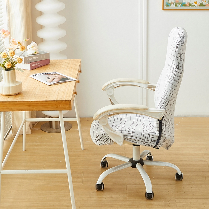 91家纺网 家纺一手货源 找家纺 （总）丝绮鹿 2025新款极简拉链款办公电脑椅套