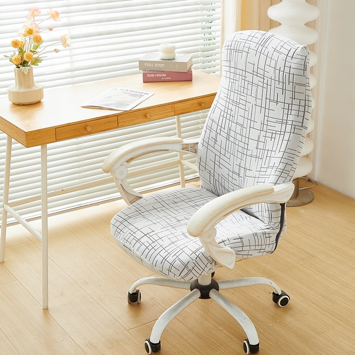 91家纺网 家纺一手货源 找家纺 （总）丝绮鹿 2025新款极简拉链款办公电脑椅套