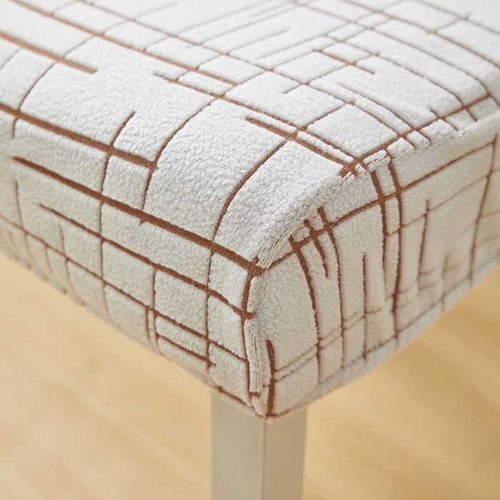 91家纺网 家纺一手货源 找家纺 丝绮鹿 2025新款极简松紧款椅套 极简-咖