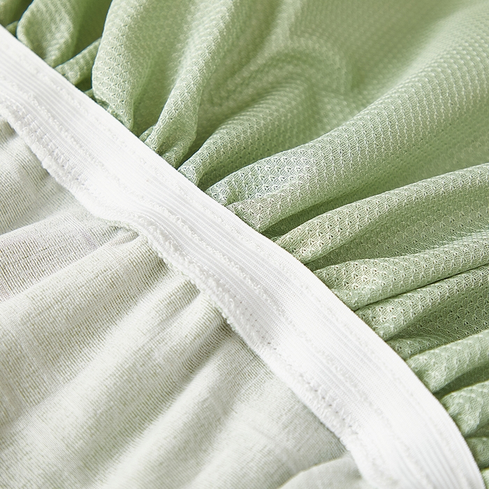 91家纺网 家纺一手货源 找家纺 丝绮鹿 2025新款极简裙摆款椅套 极简-绿