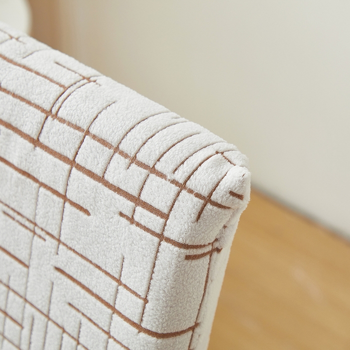 91家纺网 家纺一手货源 找家纺 丝绮鹿 2025新款极简松紧款椅套 极简-咖