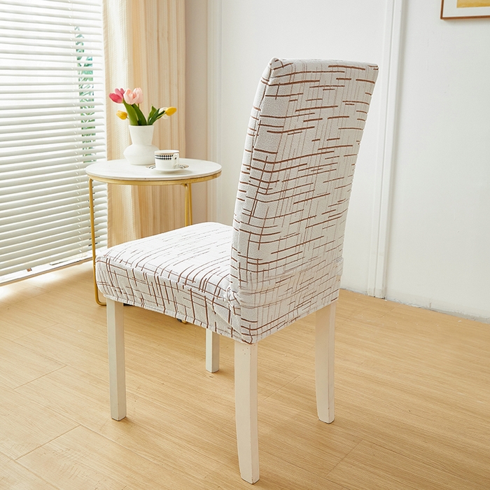 91家纺网 家纺一手货源 找家纺 丝绮鹿 2025新款极简松紧款椅套 极简-咖