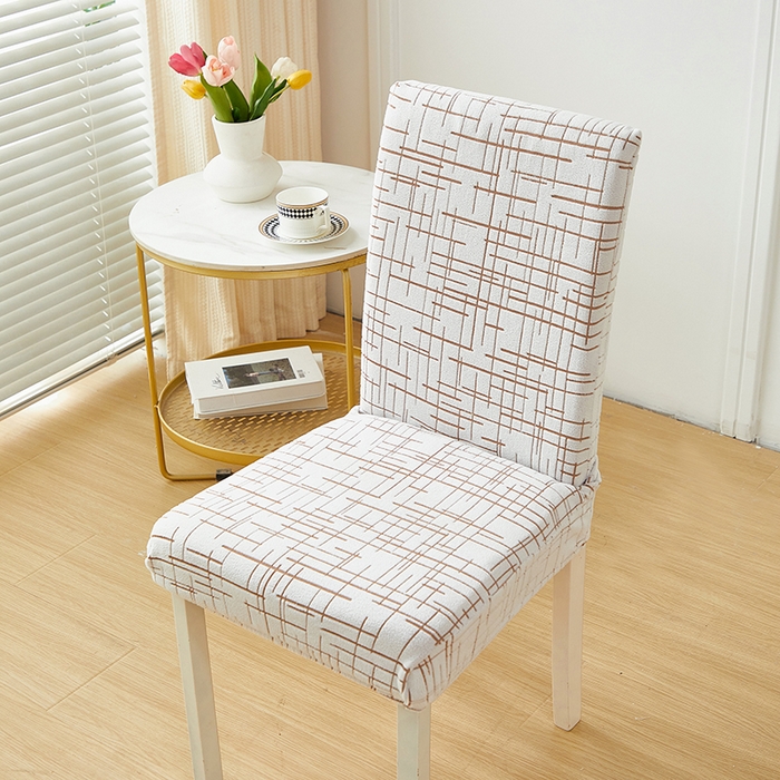 91家纺网 家纺一手货源 找家纺 丝绮鹿 2025新款极简松紧款椅套 极简-咖