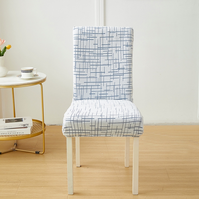 91家纺网 家纺一手货源 找家纺 丝绮鹿 2025新款极简松紧款椅套 极简-蓝