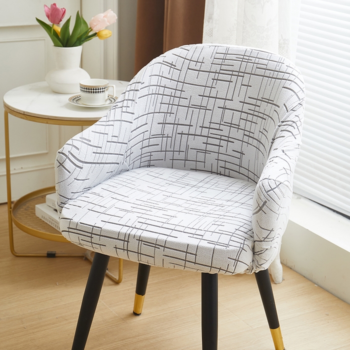 91家纺网 家纺一手货源 找家纺 丝绮鹿 2025新款极简高扶手椅套 极简-灰