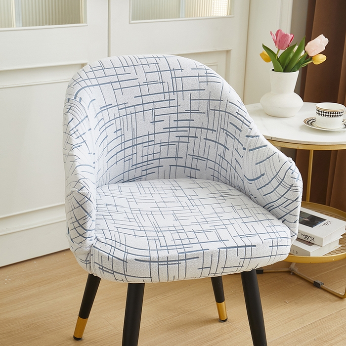 91家纺网 家纺一手货源 找家纺 丝绮鹿 2025新款极简高扶手椅套 极简-蓝