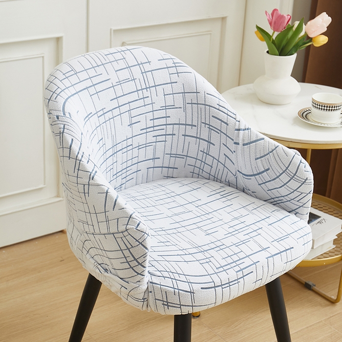 91家纺网 家纺一手货源 找家纺 丝绮鹿 2025新款极简高扶手椅套 极简-蓝