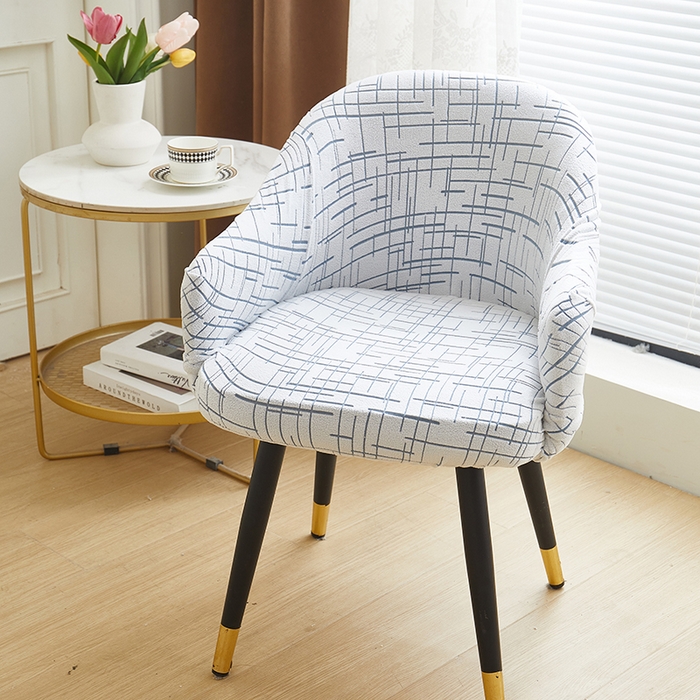 91家纺网 家纺一手货源 找家纺 丝绮鹿 2025新款极简高扶手椅套 极简-蓝