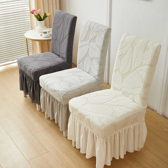 91家纺网 家纺一手货源 找家纺 （总）丝绮鹿 2025新款富贵叶裙摆款椅套