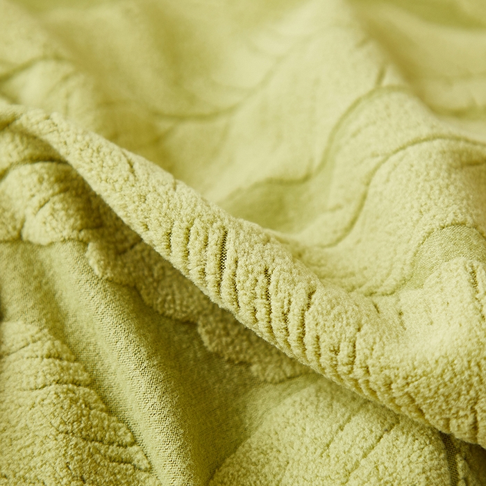 91家纺网 家纺一手货源 找家纺 丝绮鹿 2025新款富贵叶裙摆款椅套 富贵叶-橄榄绿