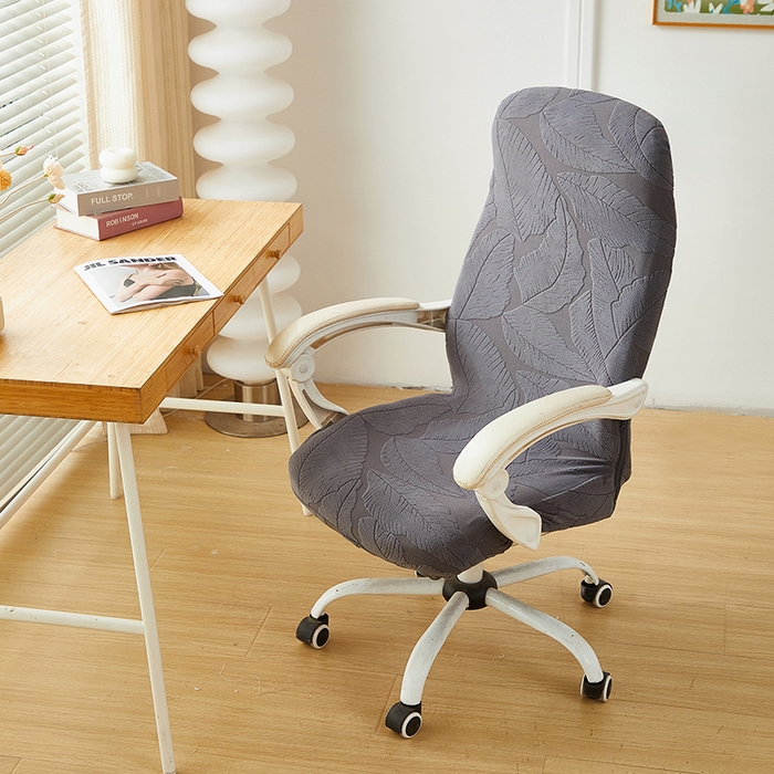 91家纺网 家纺一手货源 找家纺 （总）丝绮鹿 2025新款富贵叶拉链款办公电脑椅套