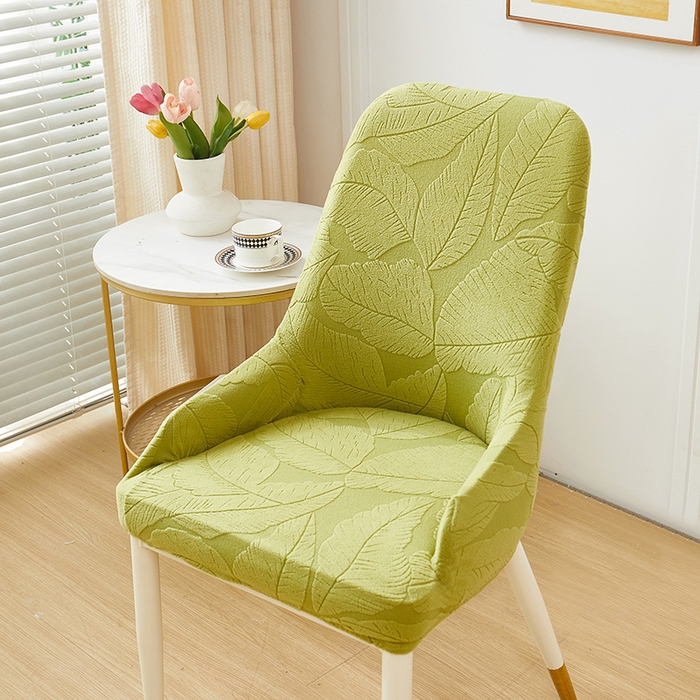 91家纺网 家纺一手货源 找家纺 丝绮鹿 2025新款富贵叶小扶手椅套 富贵叶-橄榄绿