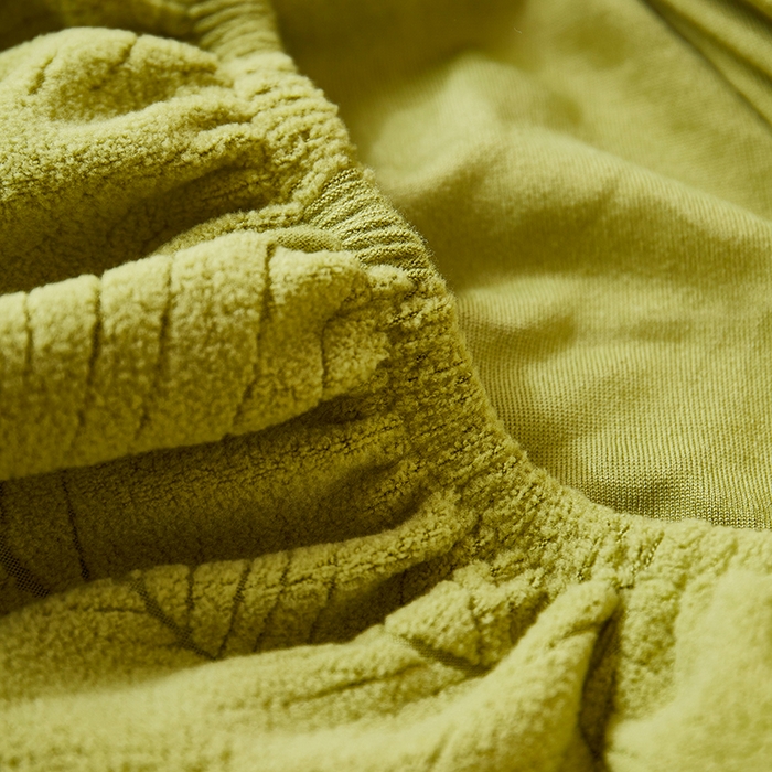 91家纺网 家纺一手货源 找家纺 丝绮鹿 2025新款富贵叶小扶手椅套 富贵叶-橄榄绿