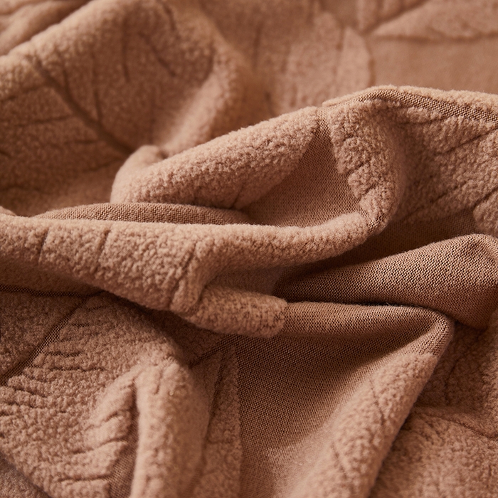 91家纺网 家纺一手货源 找家纺 丝绮鹿 2025新款富贵叶小扶手椅套 富贵叶-时尚咖