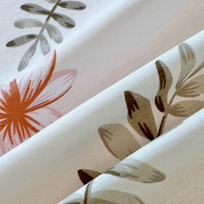 91家纺网 家纺一手货源 找家纺 珂博家纺 2025新款12868全棉纯棉小清新印花四件套学生宿舍三件套-系列二 粉萼摇青