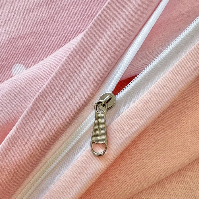 91家纺网 家纺一手货源 找家纺 珂博家纺 2025新款12868全棉纯棉小清新印花四件套学生宿舍三件套-系列二 粉穹星语