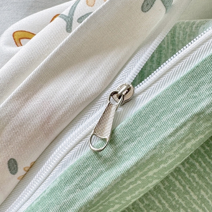 91家纺网 家纺一手货源 找家纺 珂博家纺 2025新款12868全棉纯棉小清新印花四件套学生宿舍三件套-系列二 结系花铃