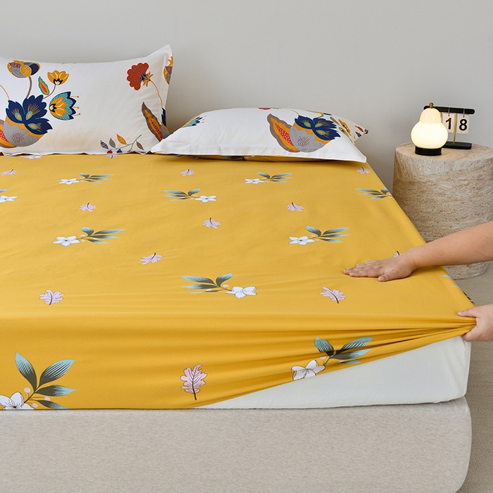 91家纺网 家纺一手货源 找家纺 （总）登登家纺 2025新款全棉床笠四件套系列