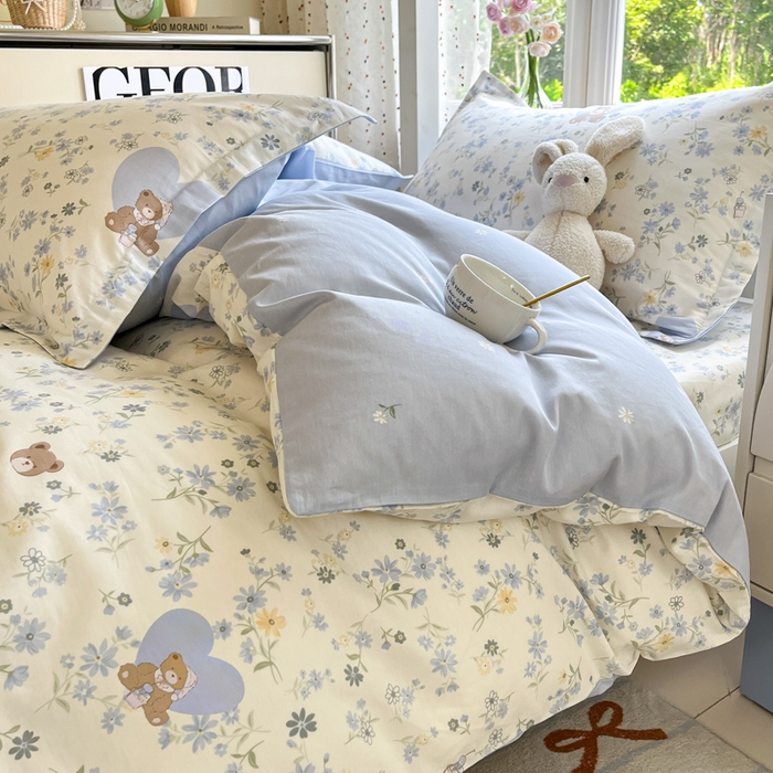 91家纺网 家纺一手货源 找家纺 莱通家纺 2025新款12868学生宿舍三件套 旧书折痕