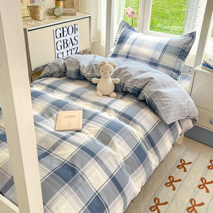 91家纺网 家纺一手货源 找家纺 莱通家纺 2025新款12868学生宿舍三件套 悬浮晶阵