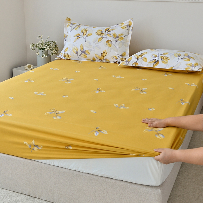 91家纺网 家纺一手货源 找家纺 登登家纺 2025新款全棉床笠四件套系列 蜜恋佳人-带床笠