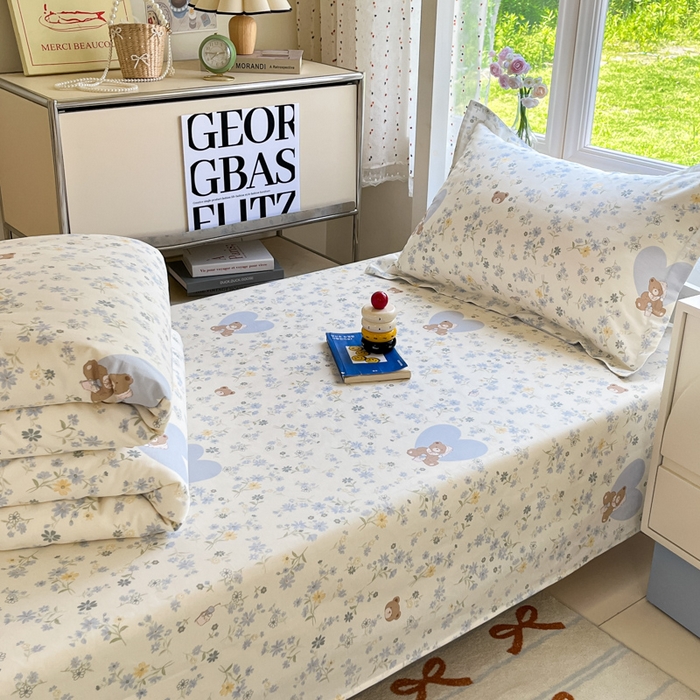 91家纺网 家纺一手货源 找家纺 莱通家纺 2025新款12868学生宿舍三件套 旧书折痕