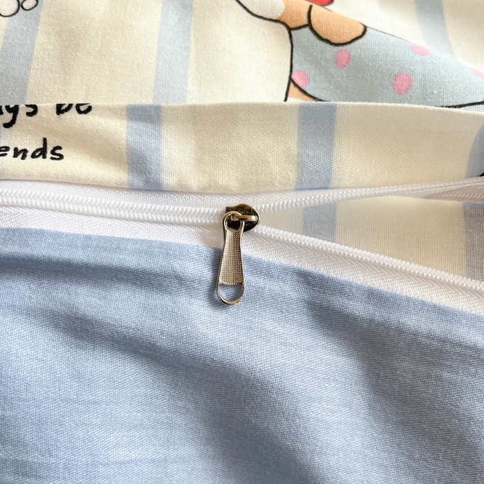 91家纺网 家纺一手货源 找家纺 莱通家纺 2025新款12868学生宿舍三件套 糖纸童年