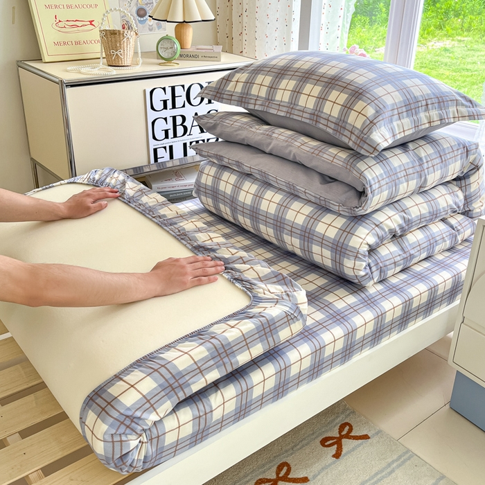 91家纺网 家纺一手货源 找家纺 莱通家纺 2025新款12868学生宿舍三件套 简昔