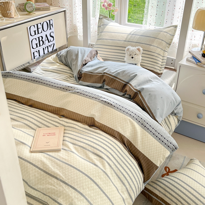 91家纺网 家纺一手货源 找家纺 莱通家纺 2025新款12868学生宿舍三件套 米洛