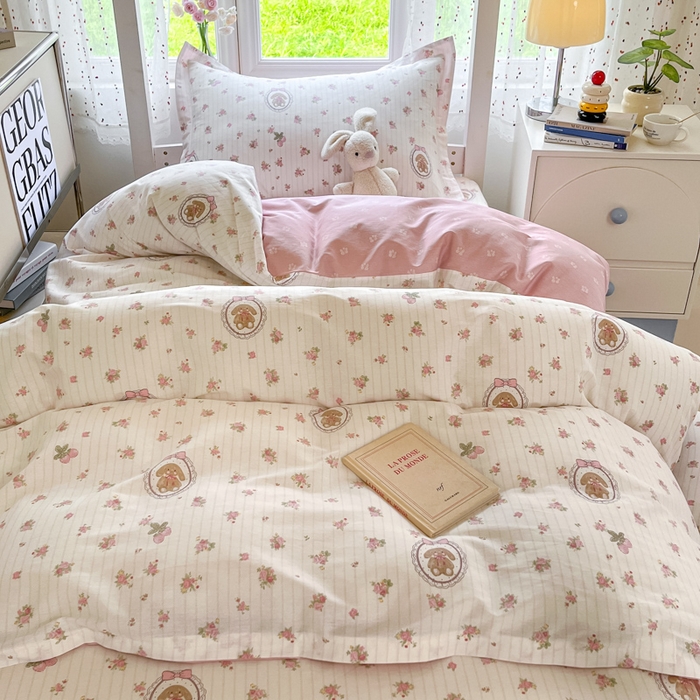 91家纺网 家纺一手货源 找家纺 莱通家纺 2025新款12868学生宿舍三件套 云朵相馆