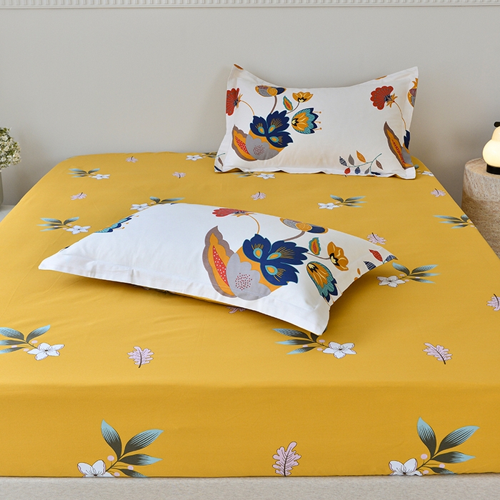 91家纺网 家纺一手货源 找家纺 （总）登登家纺 2025新款全棉床笠四件套系列