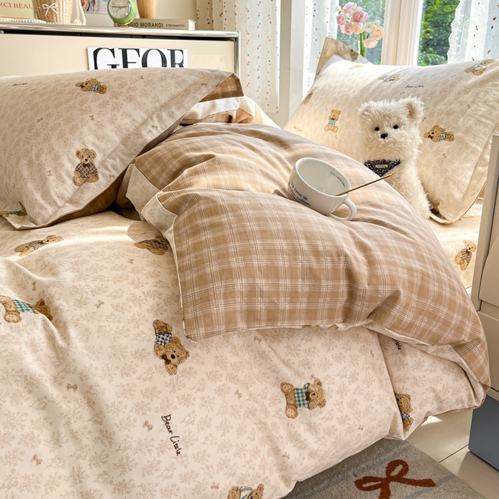 91家纺网 家纺一手货源 找家纺 莱通家纺 2025新款12868学生宿舍三件套 果酱电台