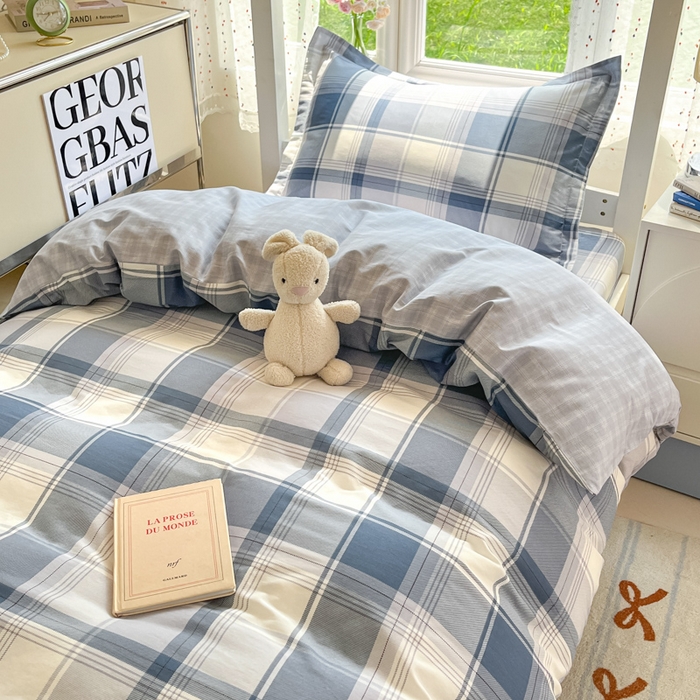 91家纺网 家纺一手货源 找家纺 莱通家纺 2025新款12868学生宿舍三件套 悬浮晶阵