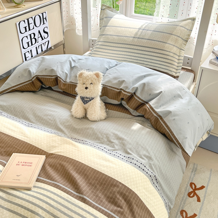 91家纺网 家纺一手货源 找家纺 莱通家纺 2025新款12868学生宿舍三件套 米洛