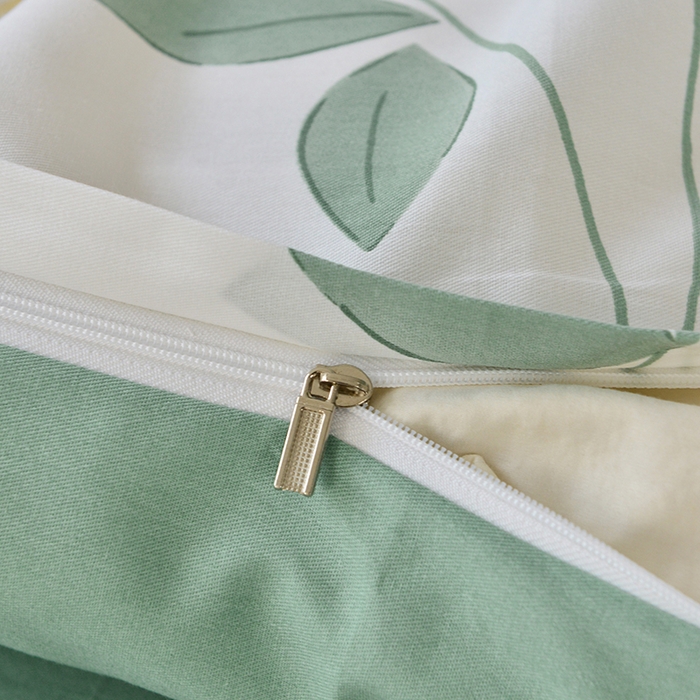 91家纺网 家纺一手货源 找家纺 登登家纺 2025新款全棉床笠四件套系列 清风雅颂-带床笠