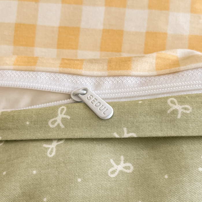 91家纺网 家纺一手货源 找家纺 首尔家纺 2025新款学生季全棉跑量款四件套系列卡通小清新AB版学生三件套 丰收季节