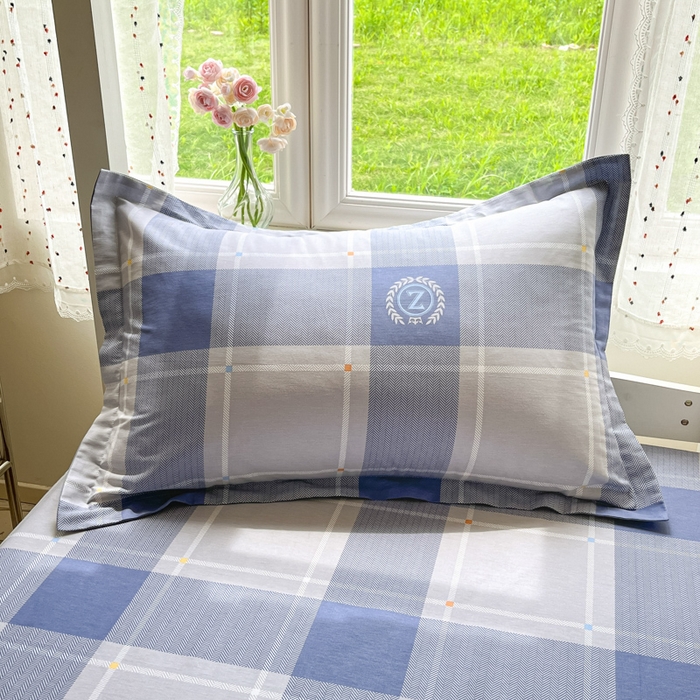 91家纺网 家纺一手货源 找家纺 莱通家纺 2025新款12868学生宿舍三件套 英伦风