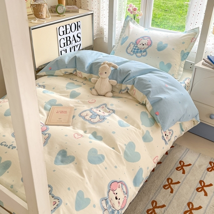 91家纺网 家纺一手货源 找家纺 （总）莱通家纺 2025新款12868学生宿舍三件套