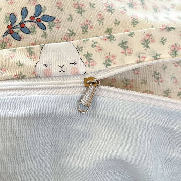 91家纺网 家纺一手货源 找家纺 莱通家纺 2025新款12868学生宿舍三件套 奶呼兔兔