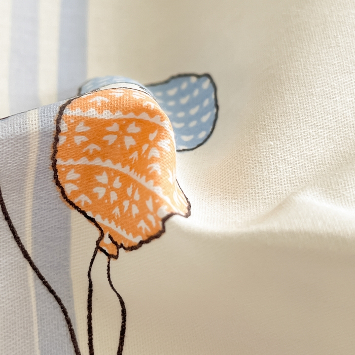 91家纺网 家纺一手货源 找家纺 首尔家纺 2025新款学生季全棉跑量款四件套系列卡通小清新AB版学生三件套 蓝帽小象