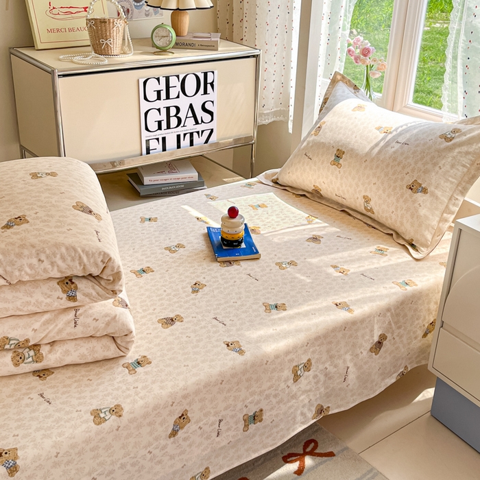 91家纺网 家纺一手货源 找家纺 莱通家纺 2025新款12868学生宿舍三件套 果酱电台