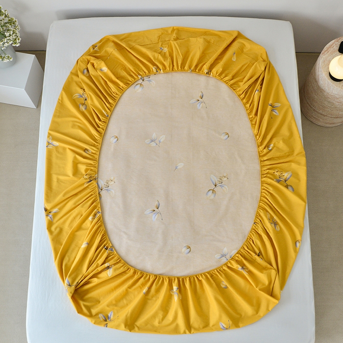 91家纺网 家纺一手货源 找家纺 登登家纺 2025新款全棉床笠四件套系列 蜜恋佳人-带床笠